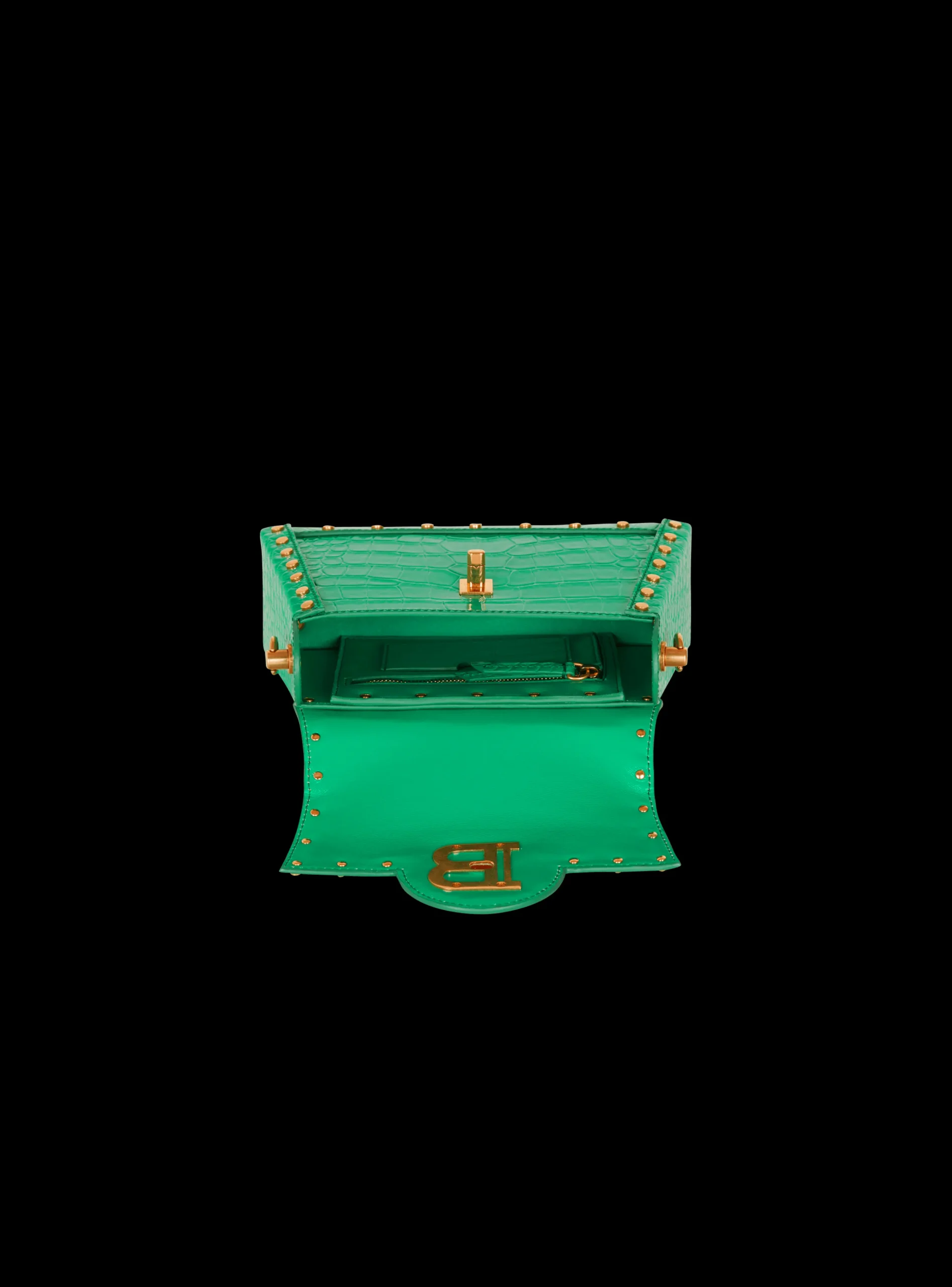 B-Buzz Dynasty Bag In Patent Leather-Balmain Shop