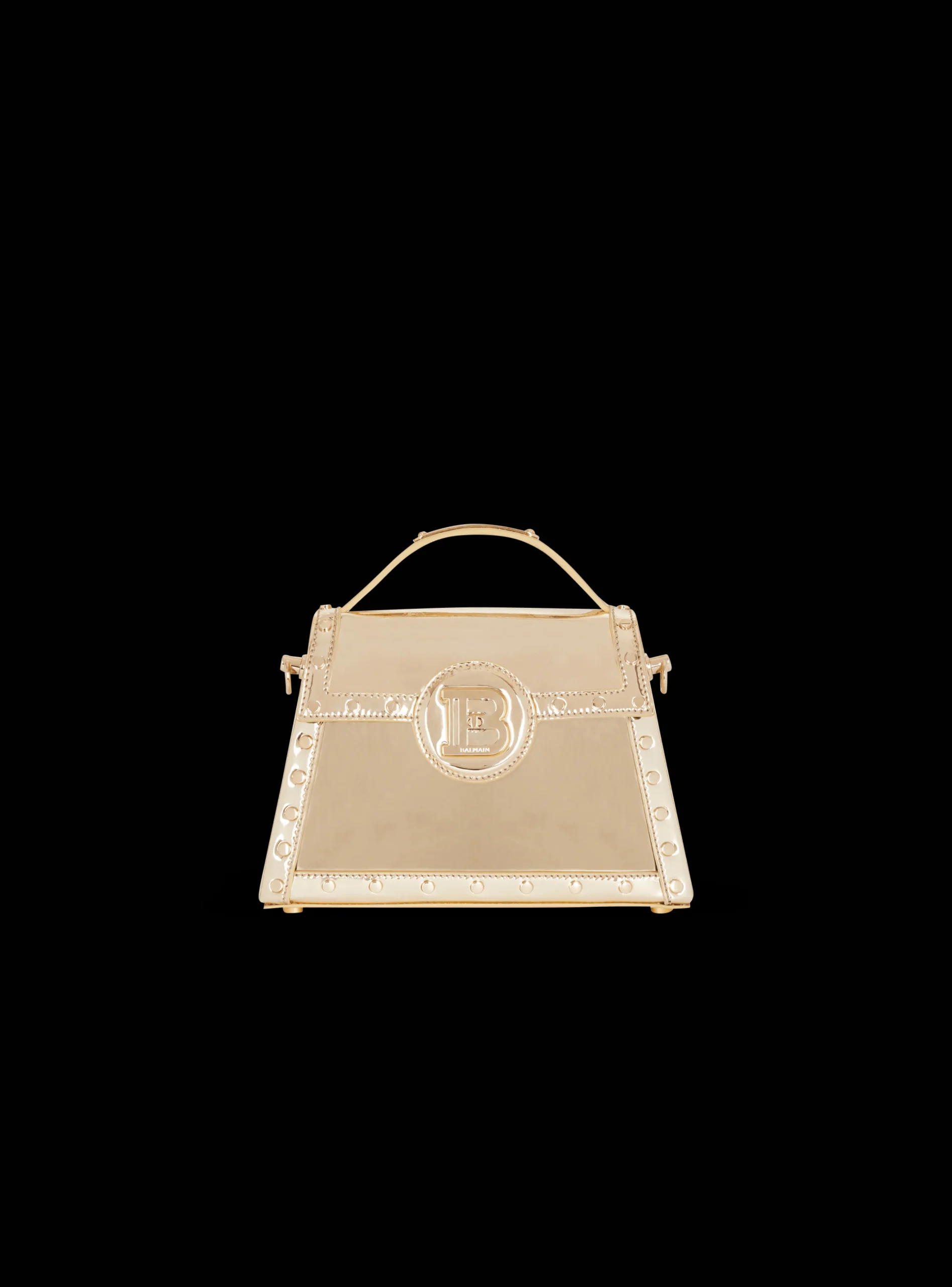 B-Buzz Dynasty Bag In Patent Leather-Balmain Outlet