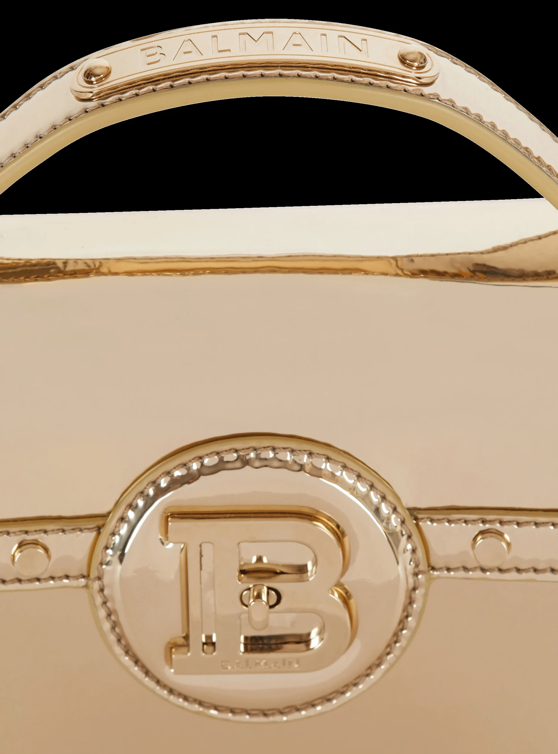 B-Buzz Dynasty Bag In Patent Leather-Balmain Outlet
