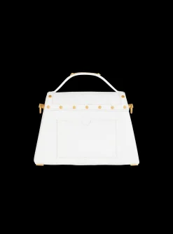 B-Buzz Dynasty Bag In Snakeskin Leather-Balmain Fashion