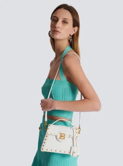 B-Buzz Dynasty Bag In Snakeskin Leather-Balmain Fashion