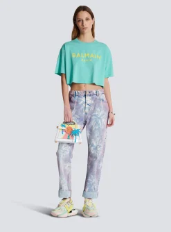B-Buzz Dynasty Calfskin And Postcard Patchwork Bag-Balmain Outlet