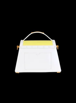 B-Buzz Dynasty Calfskin And Postcard Patchwork Bag-Balmain Outlet