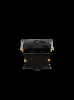 B-Buzz Dynasty Small Bag In Patent Leather And Sequins-Balmain Online
