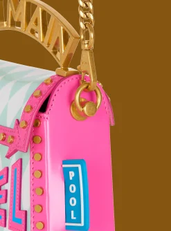 B-Buzz Dynasty Small Bag In Printed Calfskin-Balmain Outlet