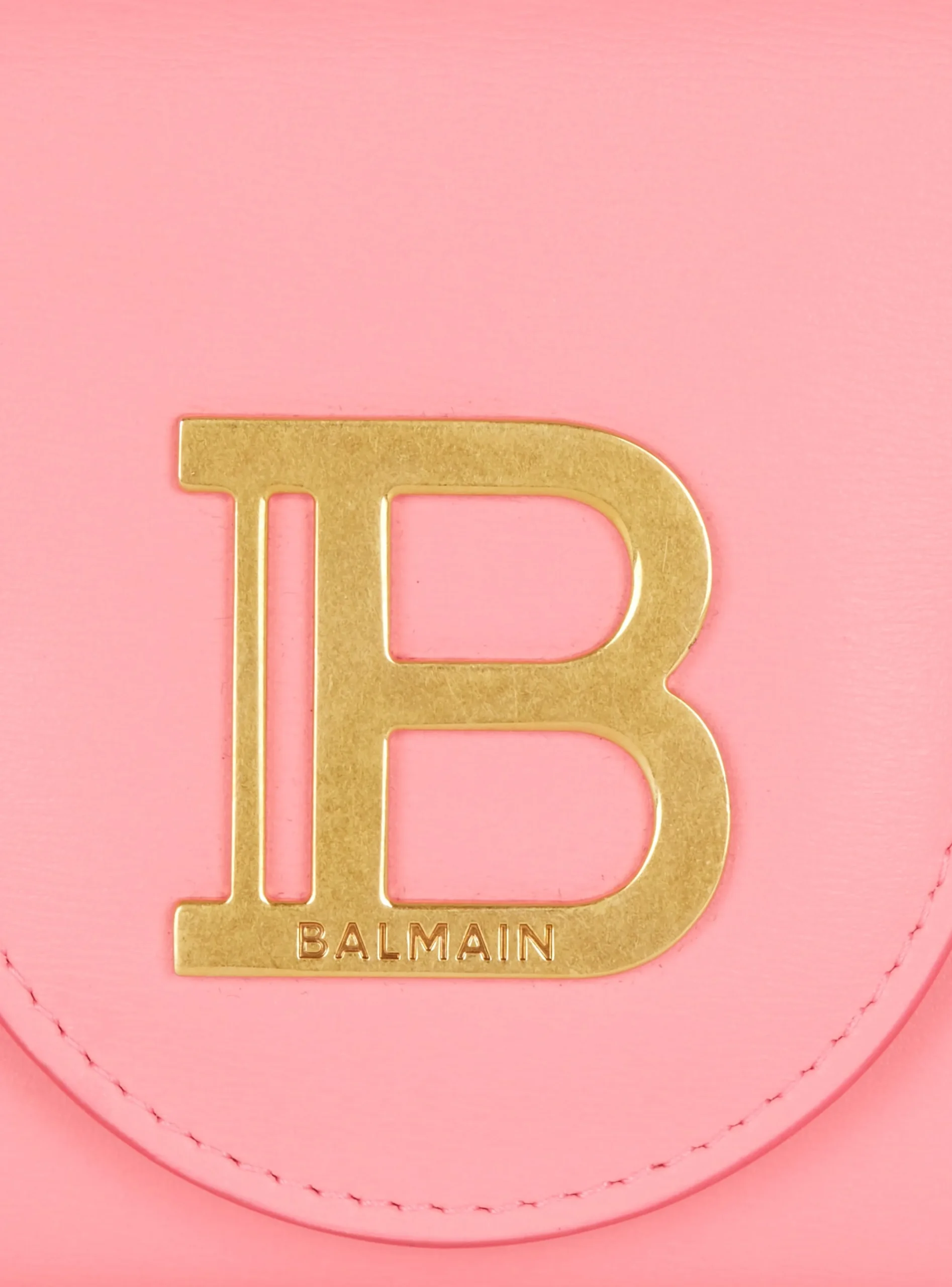 B-Buzz Grained Leather Wallet-Balmain Outlet