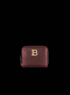 B-Buzz Karung Leather Purse-Balmain Fashion