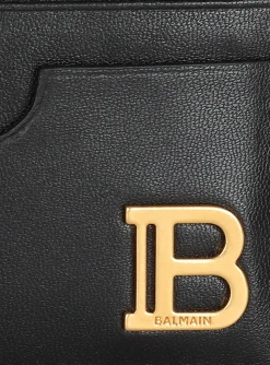 B-Buzz Leather Card Holder-Balmain Fashion