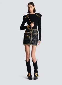 B-Buzz Mini 12 Leather Bag-Balmain Clearance