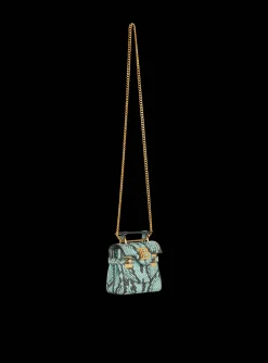 B-Buzz Mini 12 Snakeskin-effect Leather Mini Bag-Balmain Fashion