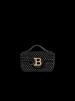 B-Buzz Mini Velvet And Crystal Bag-Balmain Flash Sale