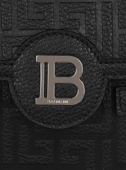 B-Buzz Monogrammed Canvas And Leather Smartphone Pouch -Balmain Store