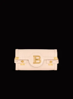 B-Buzz Pouch 23 In Crocodile-embossed Calfskin-Balmain New