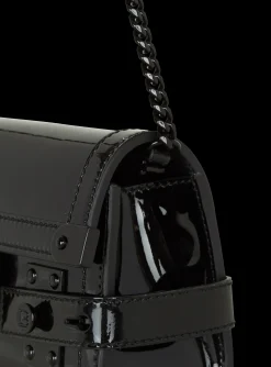 B-Buzz Pouch 23 In Patent Leather-Balmain Sale