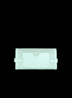 B-Buzz Pouch 23 In Suede And Rhinestones-Balmain Outlet