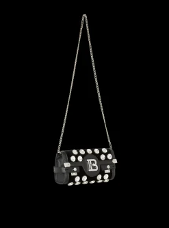 B-Buzz Pouch 23 In Velvet And Crystals-Balmain Discount