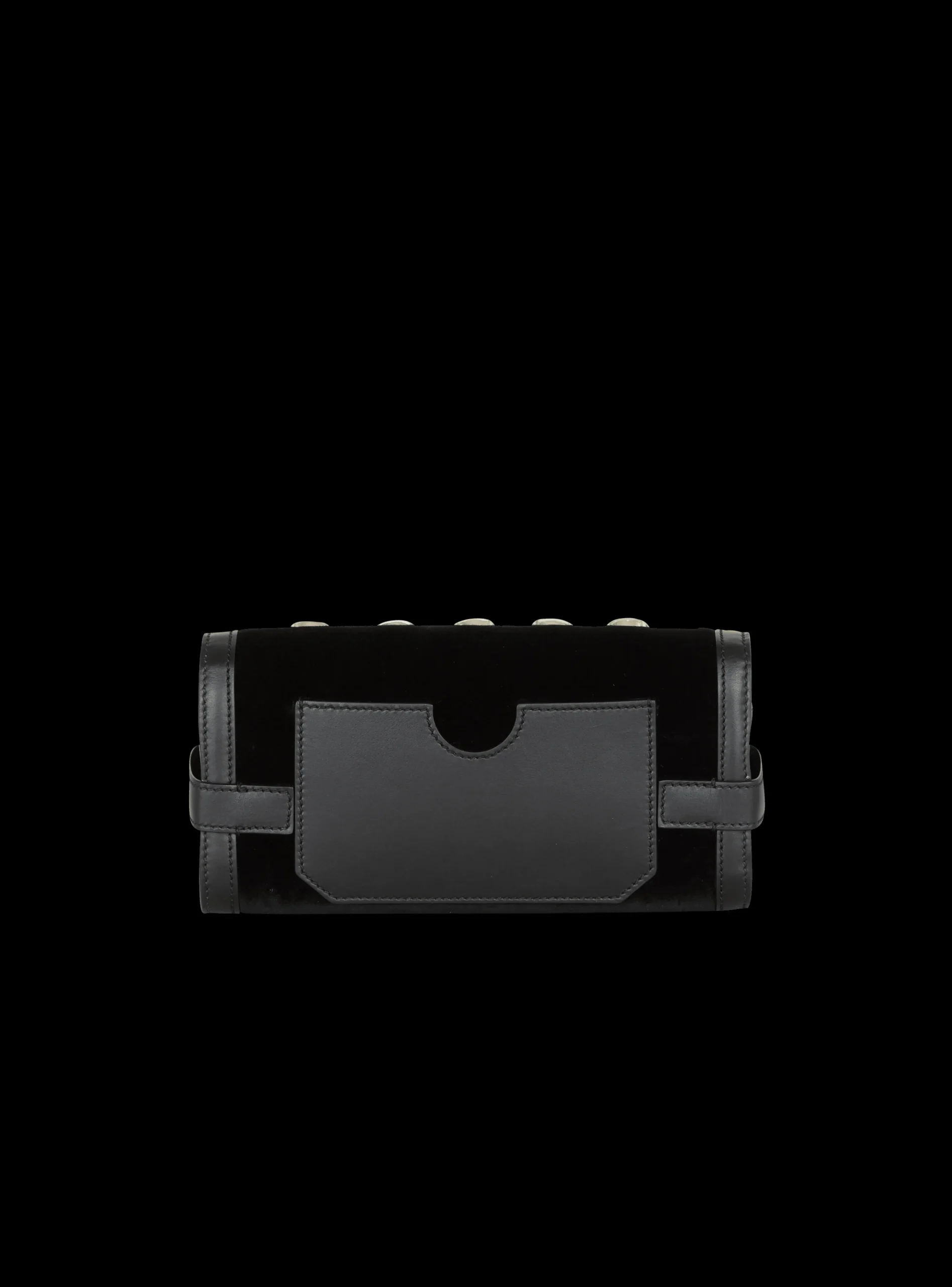 B-Buzz Pouch 23 In Velvet And Crystals-Balmain Discount