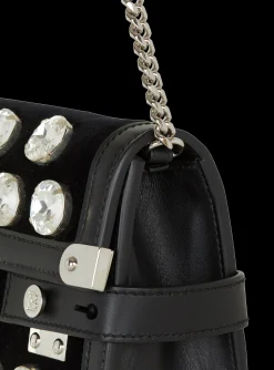 B-Buzz Pouch 23 In Velvet And Crystals-Balmain Discount