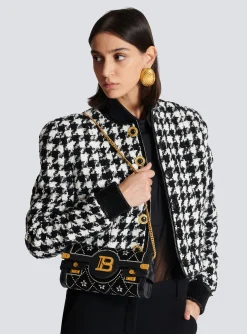 B-Buzz Pouch 23 Satin And Crystals Clutch-Balmain Fashion