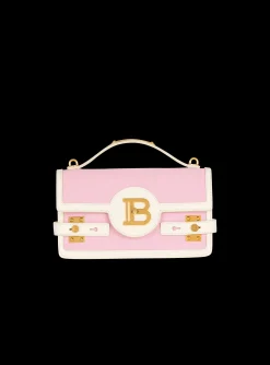 B-Buzz Shoulder 24 Canvas And Leather Bag-Balmain Best Sale