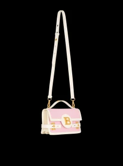 B-Buzz Shoulder 24 Canvas And Leather Bag-Balmain Best Sale