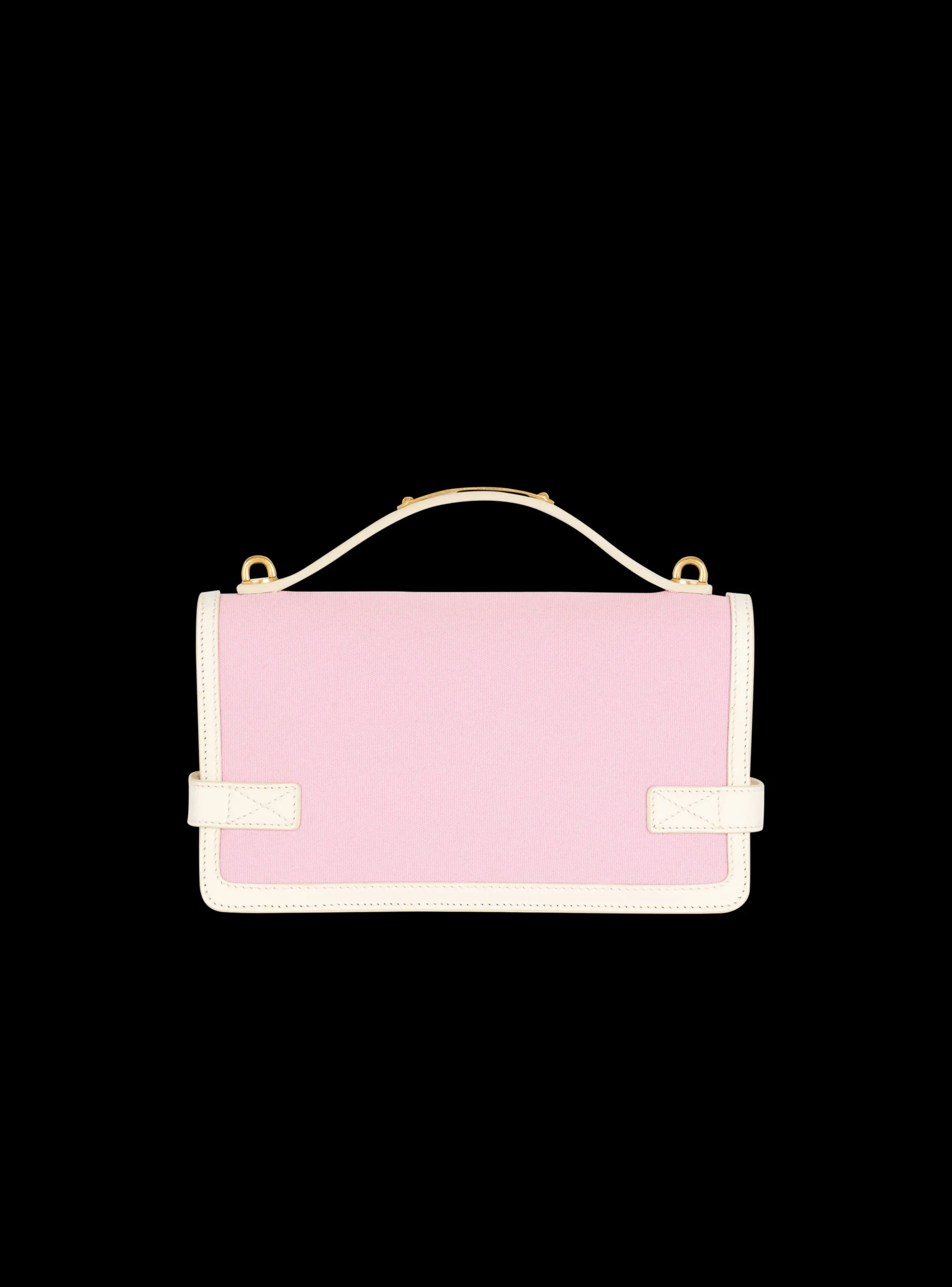 B-Buzz Shoulder 24 Canvas And Leather Bag-Balmain Best Sale