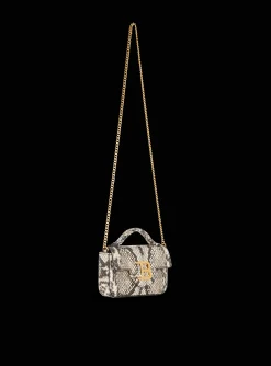 B-Buzz Snakeskin-effect Leather Mini Bag-Balmain Sale