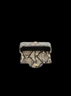 B-Buzz Snakeskin-effect Leather Mini Bag-Balmain Sale