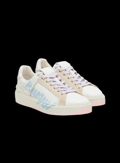 B-Court Leather Trainers-Balmain Best