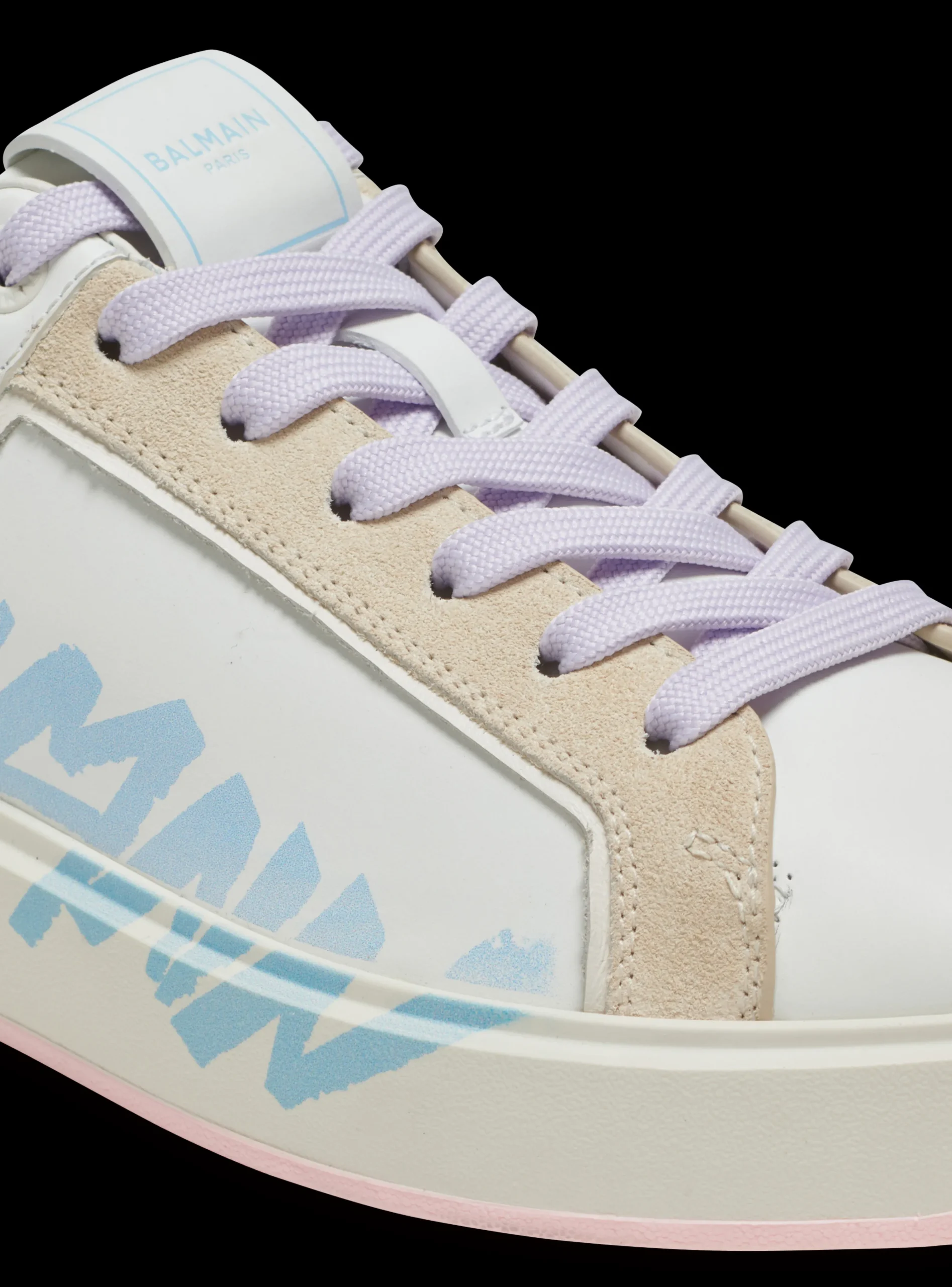 B-Court Leather Trainers-Balmain Best