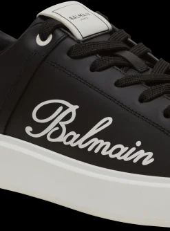 B-Court Signature Calfskin Trainers-Balmain Fashion