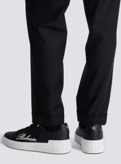 B-Court Signature Calfskin Trainers-Balmain Fashion