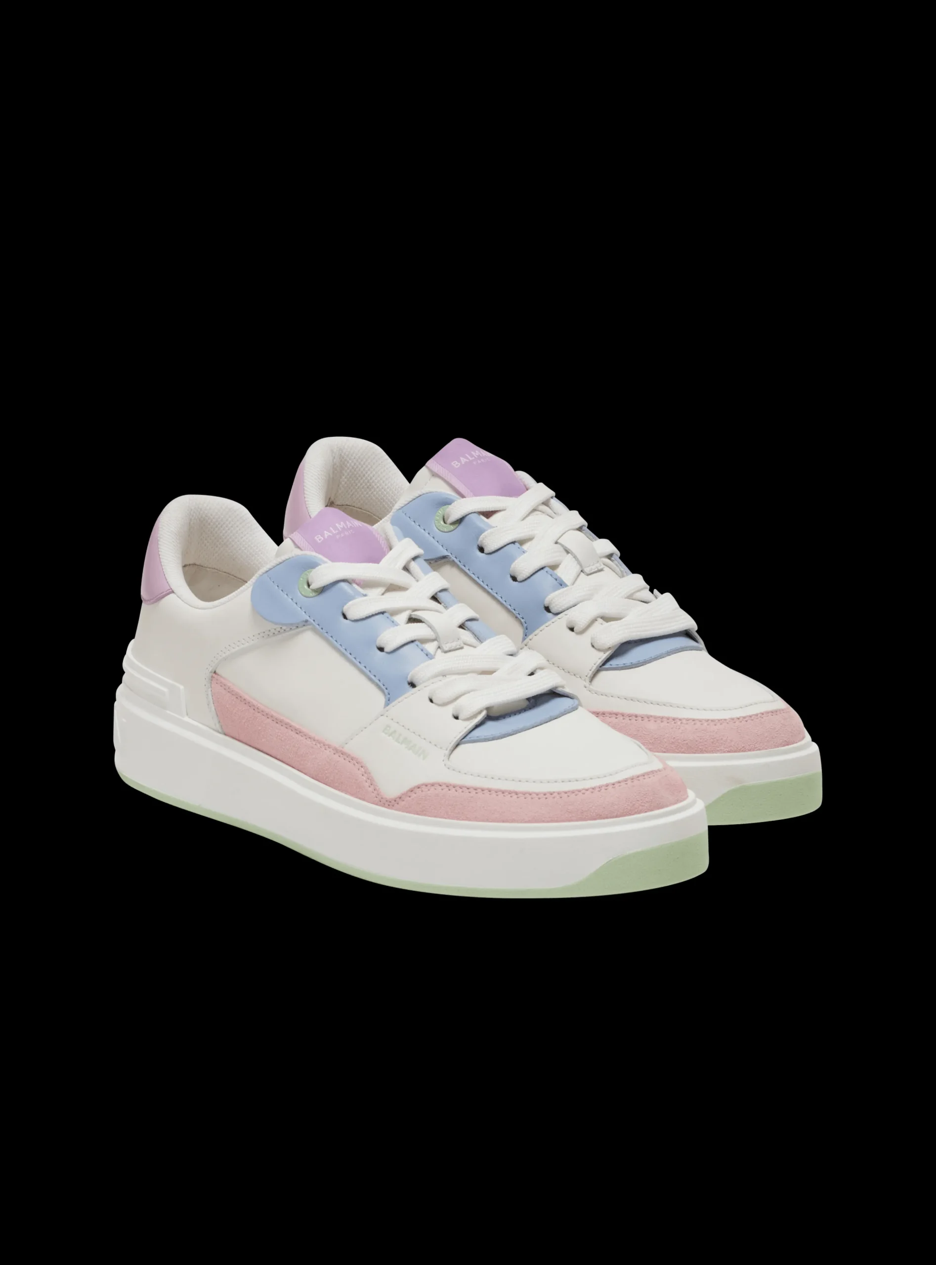 B-Court Flip Leather Trainers-Balmain Store