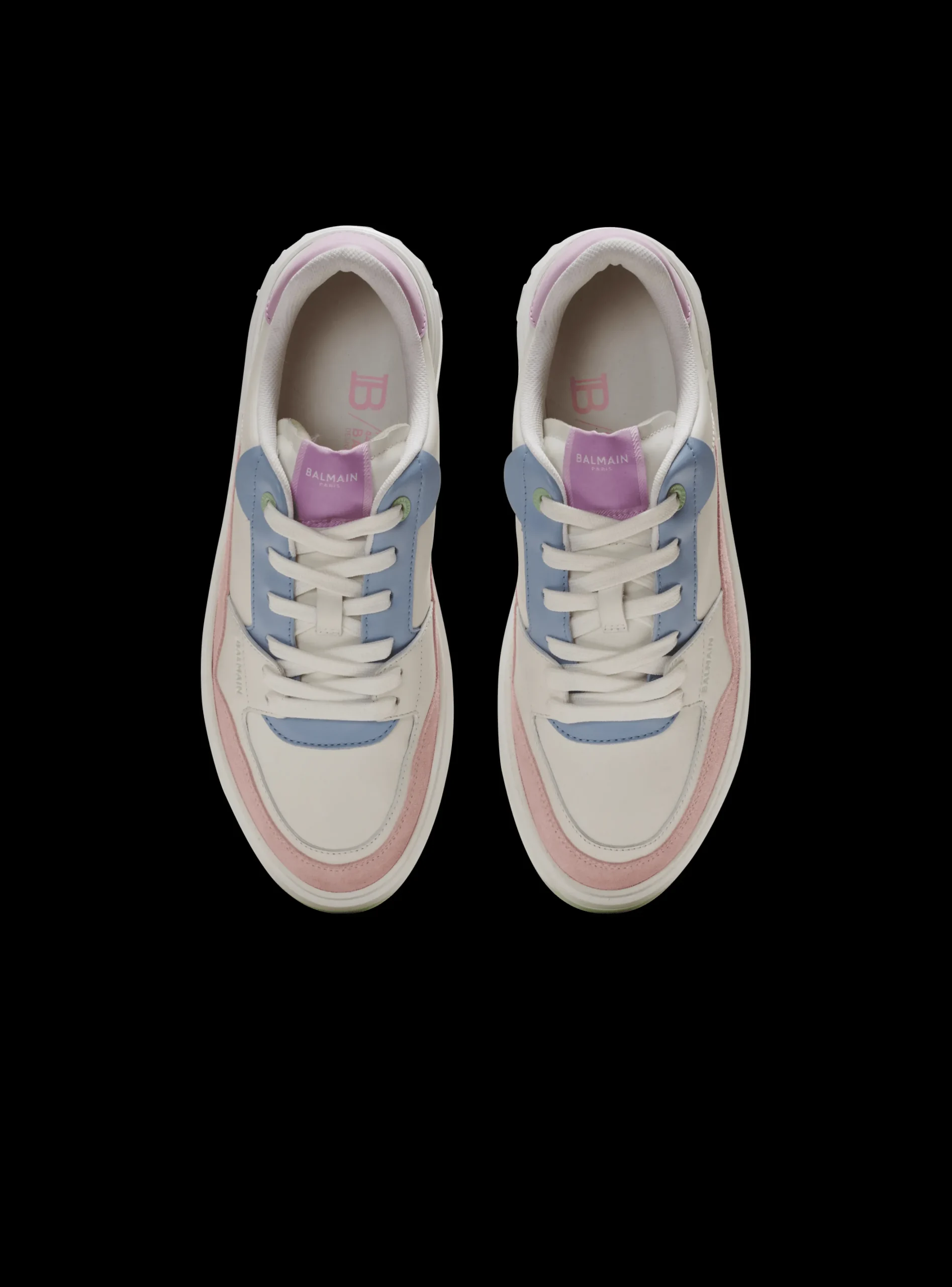 B-Court Flip Leather Trainers-Balmain Store