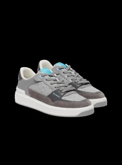 B-Court Flip Perforated Leather Trainers-Balmain Online