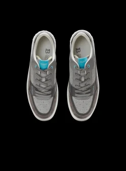 B-Court Flip Perforated Leather Trainers-Balmain Online