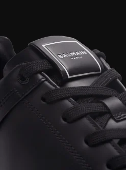 B-Court Leather Trainers-Balmain Shop
