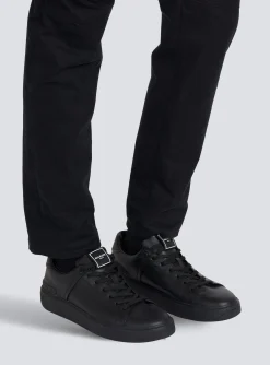 B-Court Leather Trainers-Balmain Shop