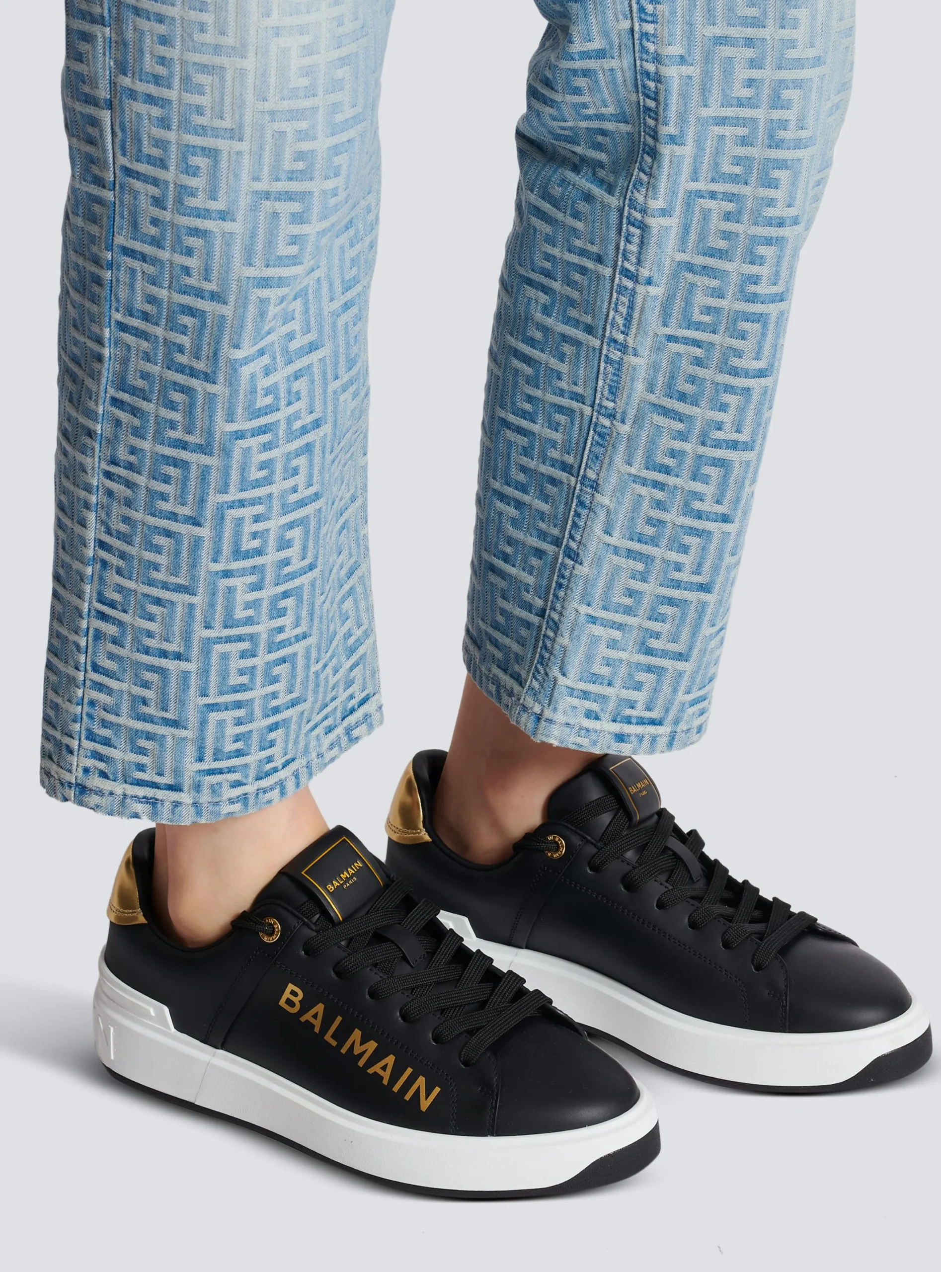 B-Court Leather Trainers-Balmain Clearance