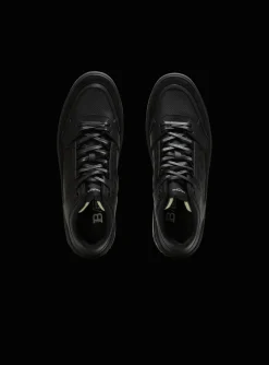 B-Court Mid-top Leather Trainers-Balmain Cheap