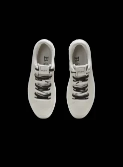 B-Court Smooth Leather Trainers-Balmain Discount