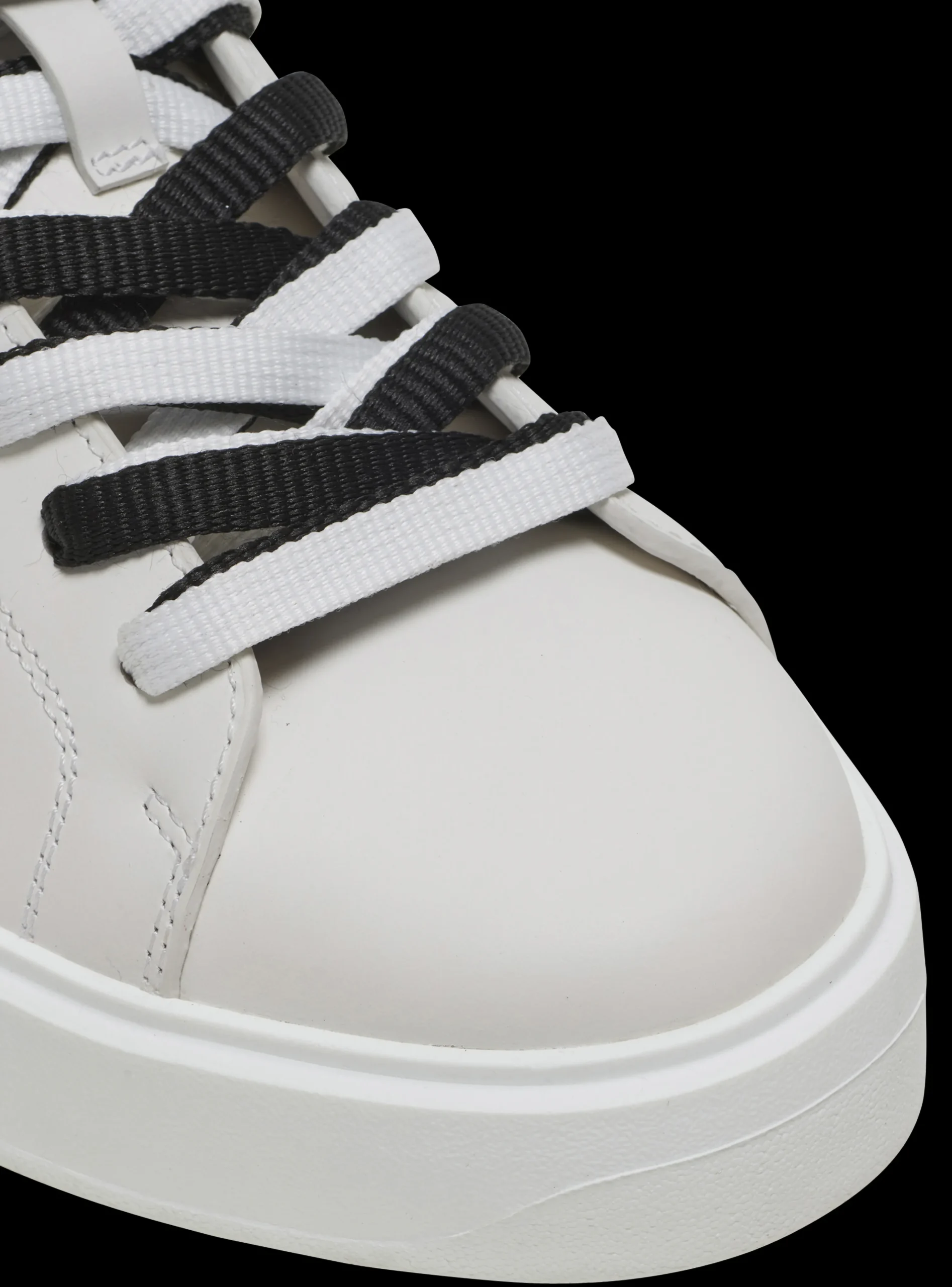 B-Court Smooth Leather Trainers-Balmain Discount