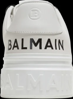 B-Court Smooth Leather Trainers-Balmain Discount