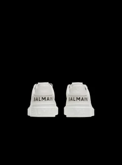 B-Court Smooth Leather Trainers-Balmain New