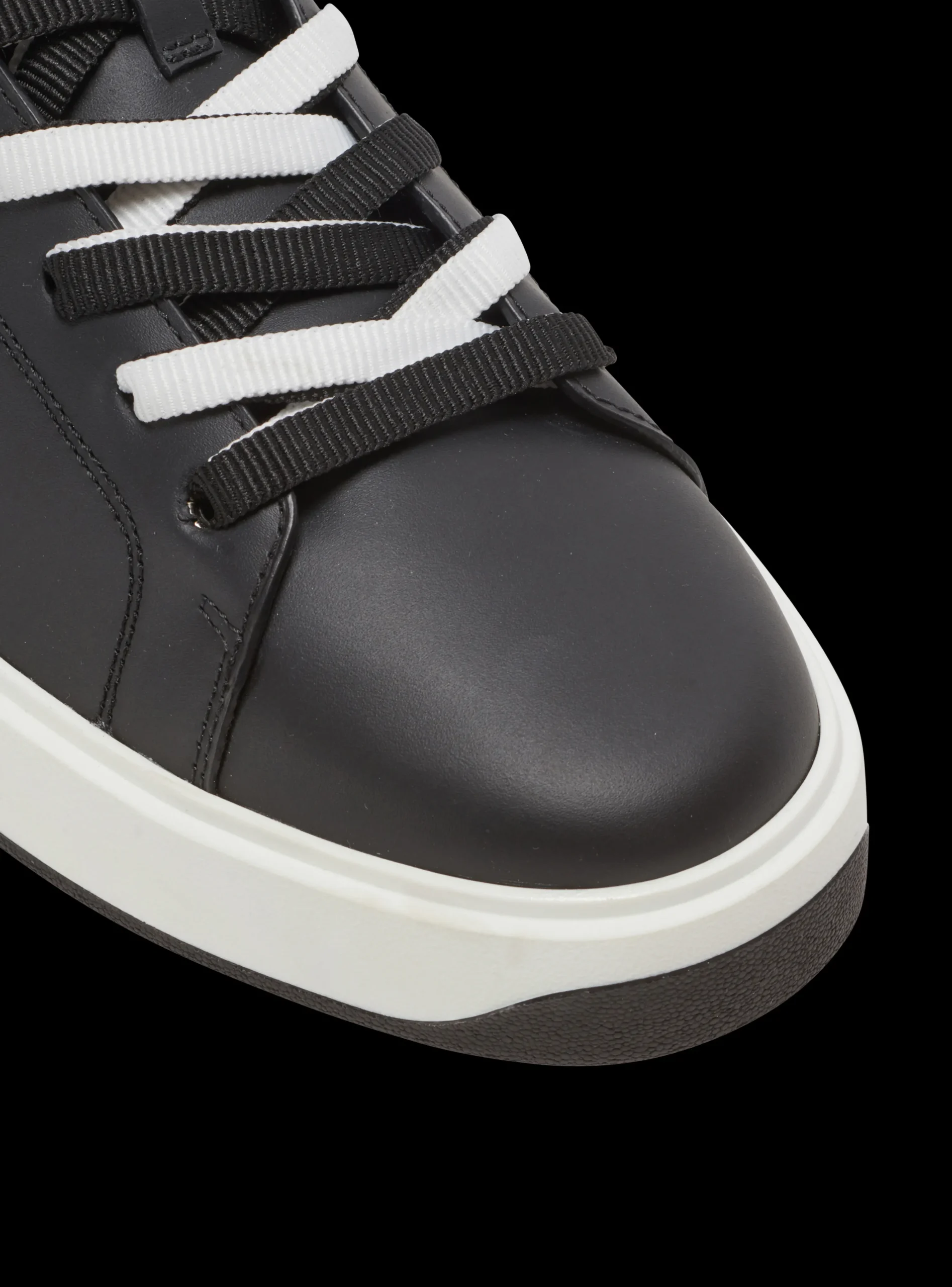 B-Court Smooth Leather Trainers-Balmain Clearance