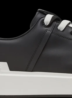 B-Court Smooth Leather Trainers-Balmain Clearance