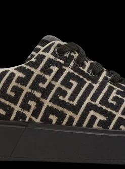 B-Court Trainers With Jacquard Monogram-Balmain Store