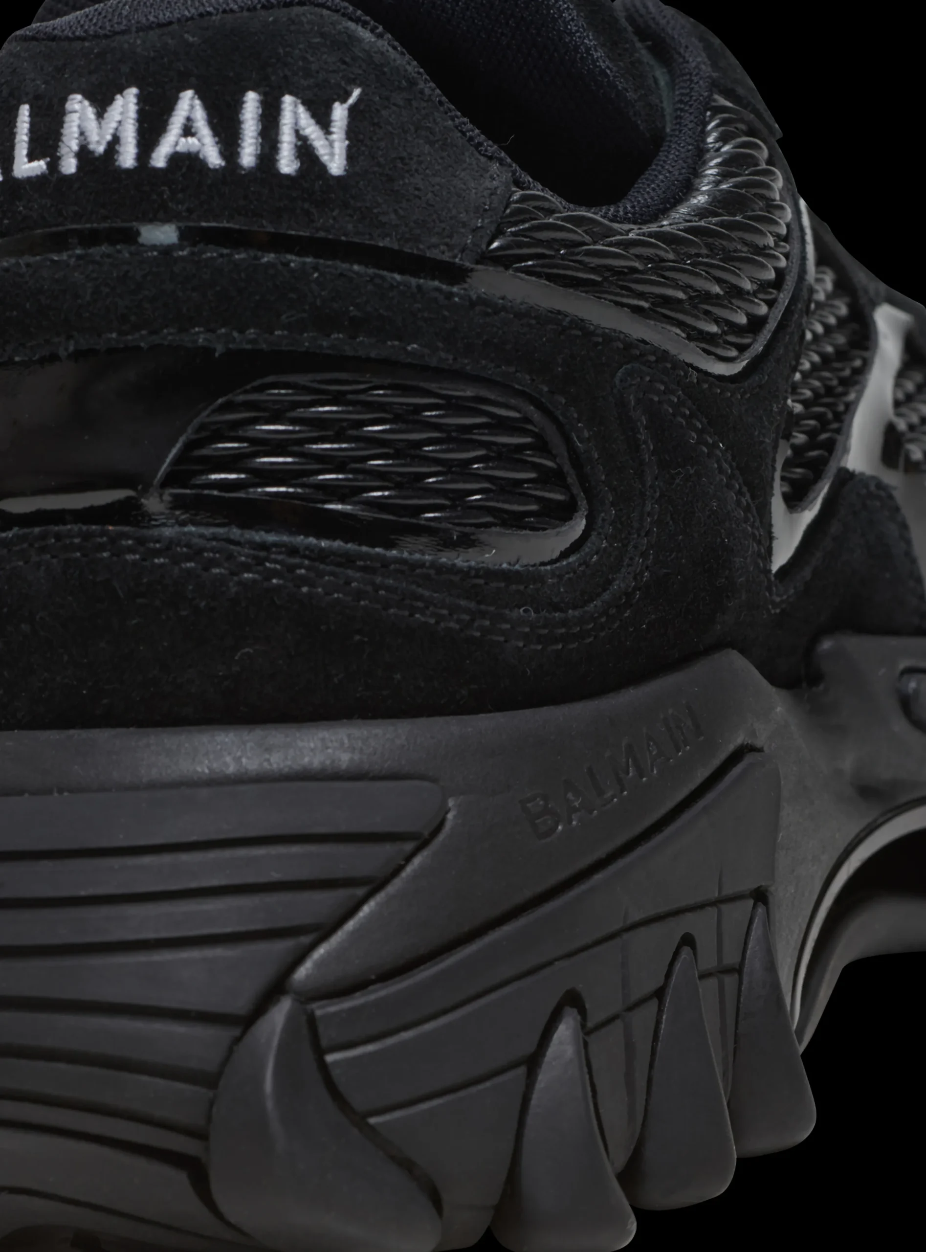 B-Court Trainers With Jacquard Monogram-Balmain Online