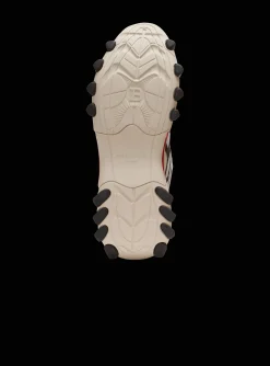 B-East Mesh And Snakeskin-effect Leather Trainers-Balmain Outlet