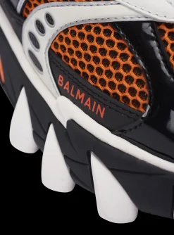 B-East PB Trainers In Technical Materials And Mesh-Balmain Best Sale